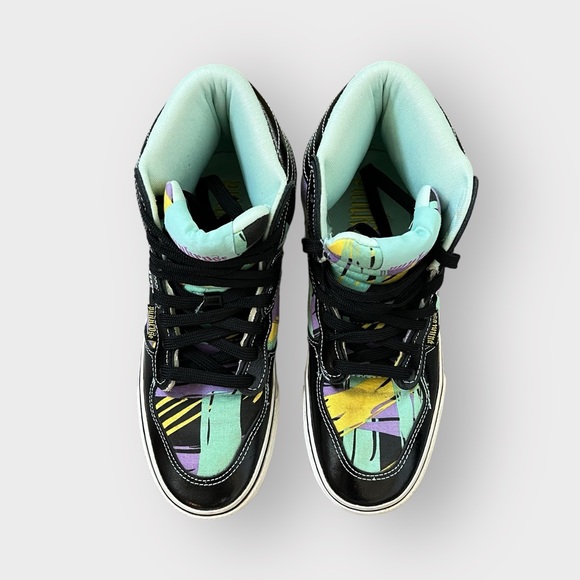 Punkrose G-Funk Splatter Splash High Top Sneakers Size 7 Includes 2 Extra Laces - Picture 3 of 8